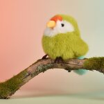 Peluche les cui - cui paradis perruche (15 cm)