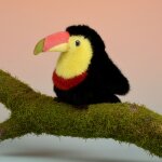 Peluche les cui - cui paradis toucan (15 cm)