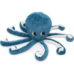 Peluche filou la pieuvre maman et b�b� les ptipotos bleu
