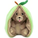 Peluche les flipetz crocket le chien - pomme Peluche les flipetz crocket le chien - pomme