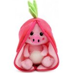 Peluche les flipetz piglet le cochon - radis Peluche les flipetz piglet le cochon - radis