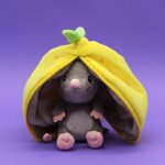 Peluche les flipetz rocket la souris - citron