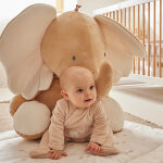 Peluche g�ante bali, moka & snow (80 cm)
