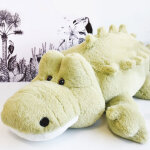Peluche g�ante crocodile croco'doux la savane (60 cm)