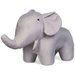 Peluche gante lphant lin (55 cm)