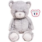 Peluche géante gaston l'ours gris (80 cm) Peluche géante gaston l'ours gris (80 cm)