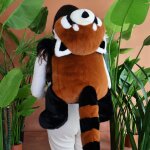 Peluche g�ante panda roux lest� podcoll (100 cm)
