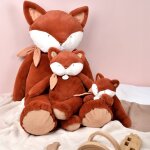 Peluche g�ante renard pantin roux (75 cm)