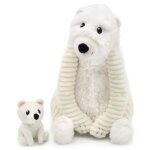 Peluche grobidou maman et bébé les ptipotos (31 cm) Peluche grobidou maman et bébé les ptipotos (31 cm)