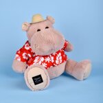 Peluche hippopotame hippo aloha (38 cm)