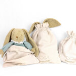 Peluche hochet lapin nid d'ange marini�re (20 cm)