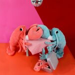 Peluche iloveyou maman et b�b� les ptipotos aqua (48 cm)