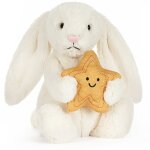 Peluche lapin cream avec �toile (31 cm)