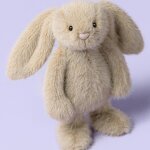 Peluche lapin fluffet oat (18 cm)