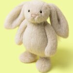 Peluche lapin fluffet wheat (18 cm)