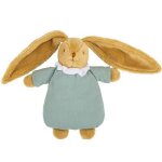 Peluche lapin nid d'ange vert cladon (20 cm)