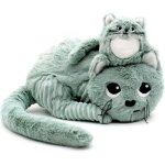 Peluche miaou le chat maman et bébé menthe (32 cm) Peluche miaou le chat maman et bébé menthe (32 cm)