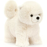 Peluche daphn� le chien pom�ranien (24 cm)