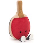Peluche amuseable raquette de tennis de table (28 cm)