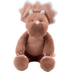 Peluche tric�raptos ops en veloudoux cannelle (32 cm)
