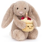 Peluche bashful lapin beige anniversaire (31 cm)