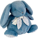 Lapin doudou pantin bleu (42 cm)