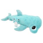 Peluche clou maman et b�b� les ptipotos aqua (57 cm)