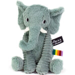 Peluche les ptipotos dimoitou l'�l�phant vert (26 cm)