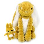 Peluche toudou maman et b�b� les ptipotos moutarde (25 cm)