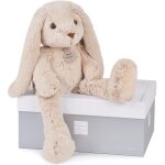 Coffret peluche lapin copains calins beige (50 cm)