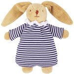 Peluche hochet lapin nid d'ange marini�re (20 cm)