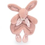 Lapin doudou rose (29 cm)