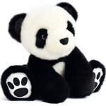 Peluche panda so chic noir (25 cm)