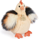 Peluche poule beige les poulettes champ�tres chics (20 cm)