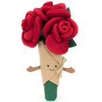 Peluche amuseable bouquet de rose (30 cm)