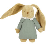 Peluche musicale lapin nid d'ange vert c�ladon (28 cm)