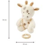 Peluche musicale girafe �cru (32 cm)