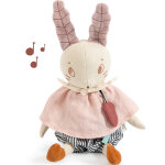 Peluche musicale lapin apr�s la pluie (36 cm)