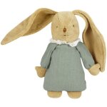 Peluche musicale lapin nid d'ange vert cladon (28 cm)