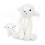 Peluche olou maman et bébé les ptipotos blanc (31 cm) Peluche olou maman et bébé les ptipotos blanc (31 cm)