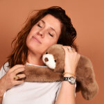 Peluche ours marron lest� podcoll (40 cm)