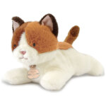 Peluche les p'tits relax chat (22 cm)