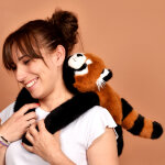 Peluche panda roux lest� podcoll (40 cm)