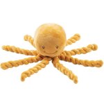 Peluche pieuvre lapidou ocre (23 cm)