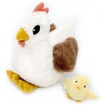 Peluche pioupiou maman et bébé les ptipotos blanc (32 cm) Peluche pioupiou maman et bébé les ptipotos blanc (32 cm)