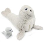 Peluche ploufou maman et bb les ptipotos (35 cm)