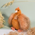 Peluche poule orange les poulettes champ�tres chics (20 cm)