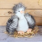 Peluche les poulettes blanche (20 cm)