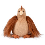 Peluche poulette rousse (20 cm)