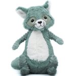 Peluche les ptipotos netoitou le raton laveur vert (26 cm)